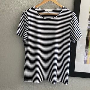 PRESTON & YORK Knit Bobbi striped top